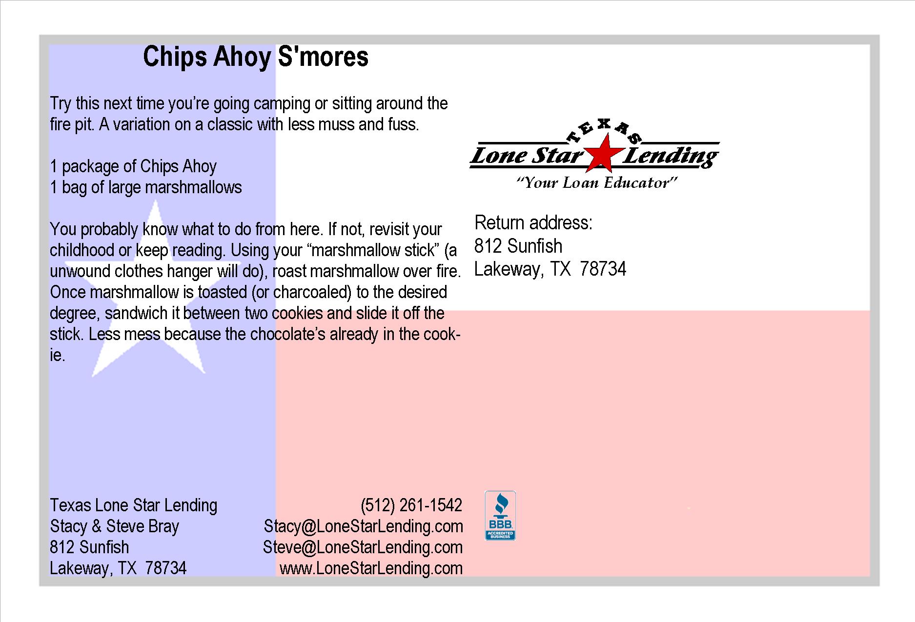 Chips Ahoy S'mores recipe