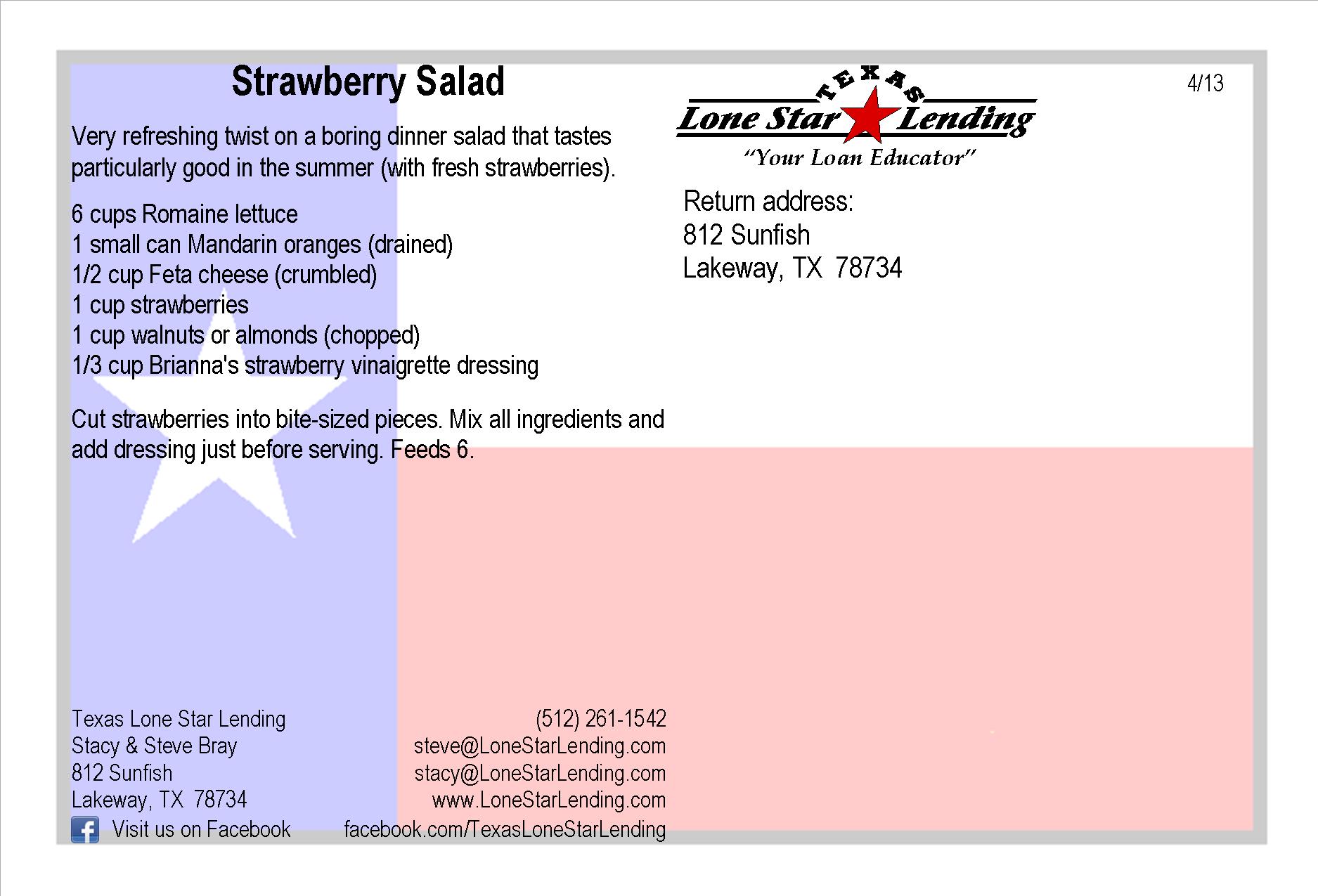Strawberry Salad recipe