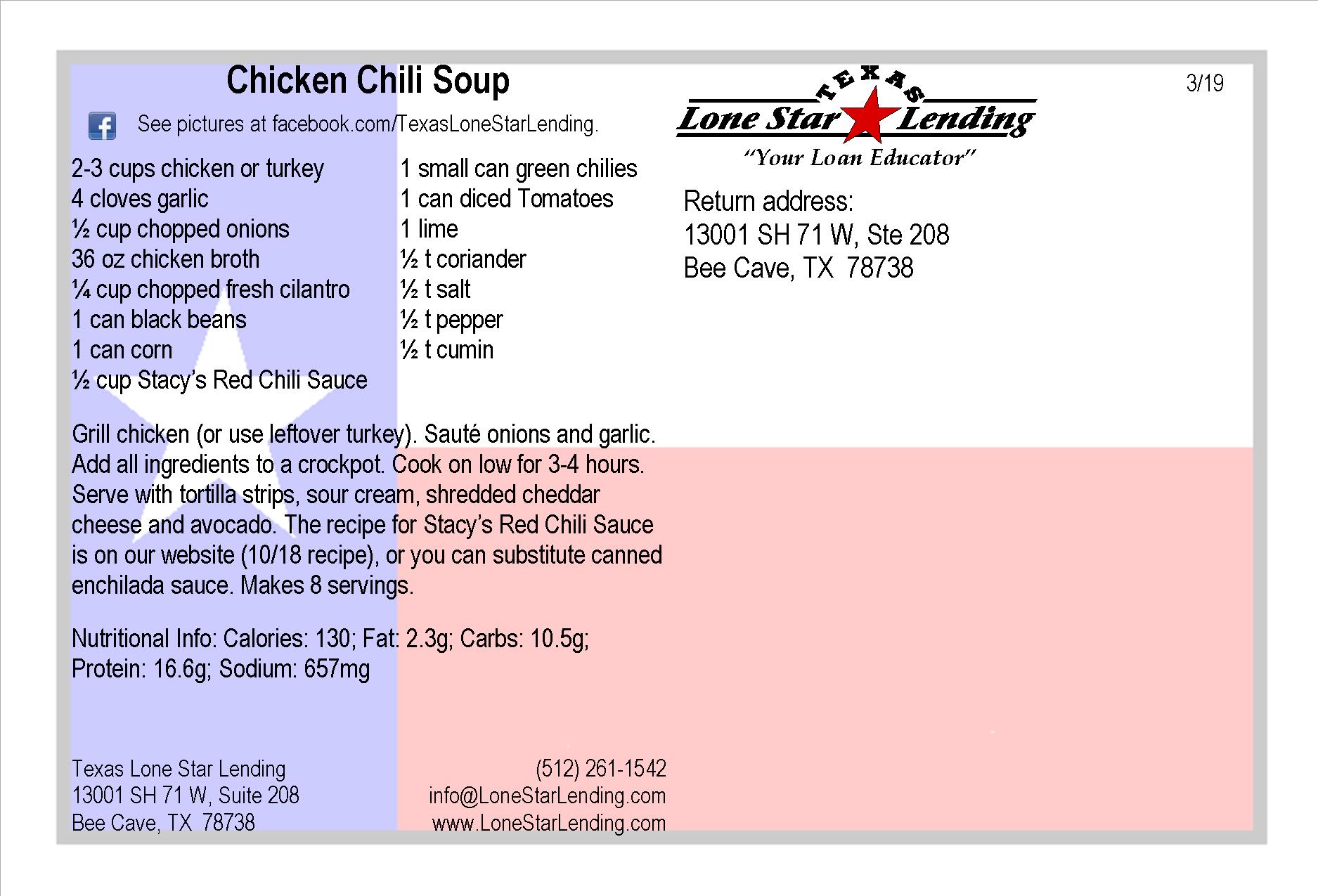 Chicken Chili Soup recipe